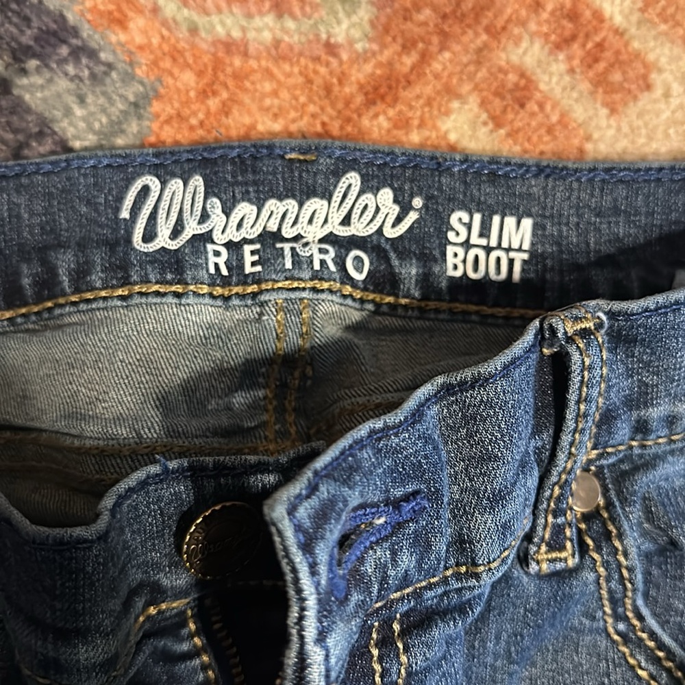 Wrangler retro slim bootcut jeans 29x36